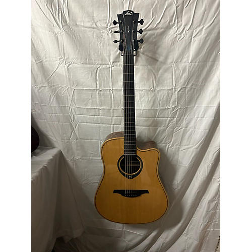 Lag Guitars Used Lag Guitars TRAMONTANE THV30DCE Natural Acoustic Electric Guitar Natural