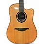 Used Lag Guitars TRAMONTANE THV30DCE Natural Acoustic Electric Guitar Natural