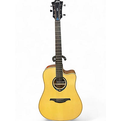 Used Lag Guitars Tramontane HyVibe THV20DCE Natural Acoustic Electric Guitar