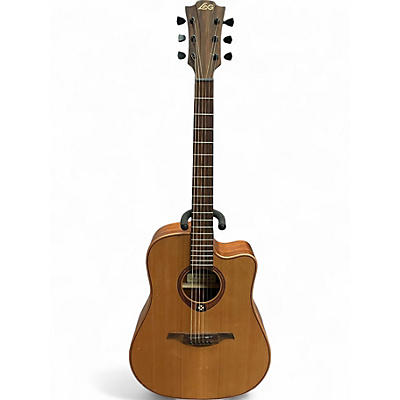 Used Lag Guitars Tramontane T170DCE Natural Acoustic Electric Guitar