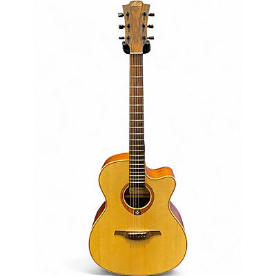 Used Lag Guitars Tramontane T70ACE Natural Acoustic Electric Guitar