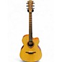 Used Lag Guitars Tramontane T70ACE Natural Acoustic Electric Guitar Natural