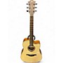 Used Lag Guitars Tramontane T88DCE Natural Acoustic Electric Guitar Natural