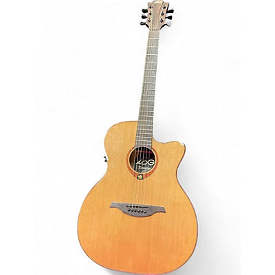Used Lag Guitars t100ace Natural Acoustic Electric Guitar