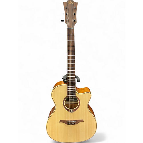 Used Lag Guitars t88ace Natural Acoustic Electric Guitar Natural