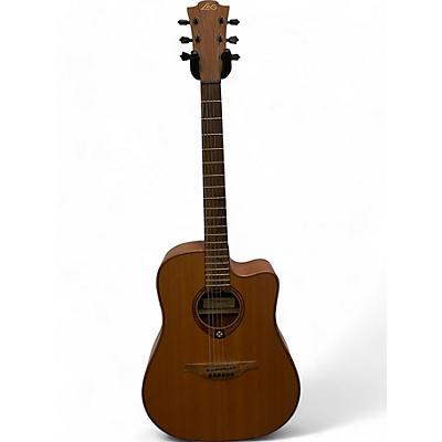 Lag Guitars Used Lag Guitars tramontane L170DCE Natural Acoustic Electric Guitar