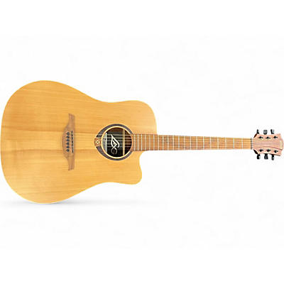 Used Lag Guitars tramontane Natural Acoustic Guitar