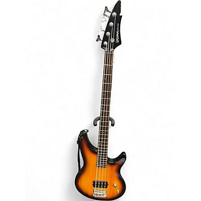 Used Laguna LB224 2 Tone Sunburst Electric Bass Guitar