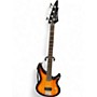Used Laguna LB224 2 Tone Sunburst Electric Bass Guitar 2 Tone Sunburst