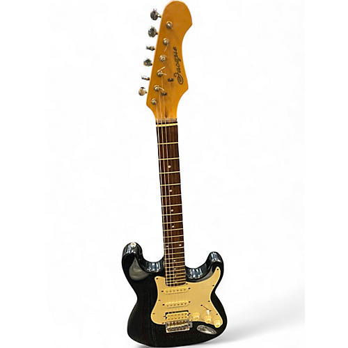 Used Laguna LE122 Black Solid Body Electric Guitar Black
