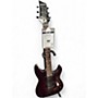 Used Laguna LE200QBC Trans Crimson Red Solid Body Electric Guitar Trans Crimson Red