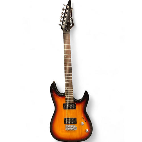 Used Laguna LE300 2 Tone Sunburst Solid Body Electric Guitar 2 Tone Sunburst