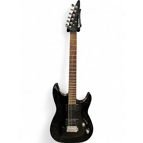 Used Laguna LE300 Black Solid Body Electric Guitar Black