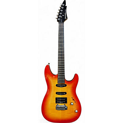 Used Laguna LE300 Flame Solid Body Electric Guitar