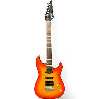 Used Laguna LE300 ORANGE BUSRT Solid Body Electric Guitar