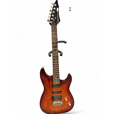 Used Laguna LE300A Swamp Ash Sienna Sunburst Solid Body Electric Guitar