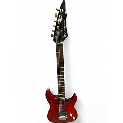 Used Laguna LE422 Red Solid Body Electric Guitar