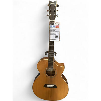 Used Laguna LE6CE Natural Acoustic Electric Guitar