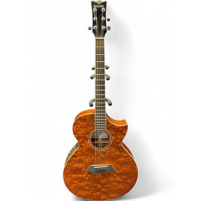 Used Laguna LG4CE Trans Brown Acoustic Electric Guitar