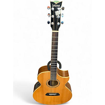 Used Laguna LG6CE-OV Natural Acoustic Electric Guitar