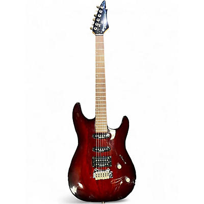 Used Laguna SE322 Crimson Red Trans Solid Body Electric Guitar