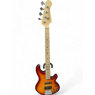 Lakland Used Lakland 44-02 Skyline Deluxe Cherry Sunburst Electric Bass Guitar