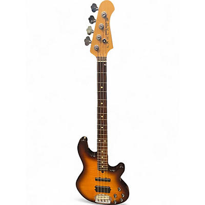 Used Lakland 44-02 Skyline Series 3 Tone Sunburst Electric Bass Guitar