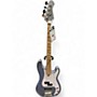 Used Lakland 44-02 Skyline Series Silver Sparkle Electric Bass Guitar Silver Sparkle