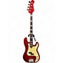 Used Lakland 44-64 Skyline Series Duck Dunn Custom Candy Apple Red Electric Bass Guitar Candy Apple Red