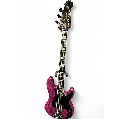Used Lakland 44-64 Skyline Series Duck Dunn Custom Purple Electric Bass Guitar
