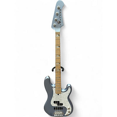 Used Lakland 44-64 Skyline Series  Ice Blue Metallic Electric Bass Guitar