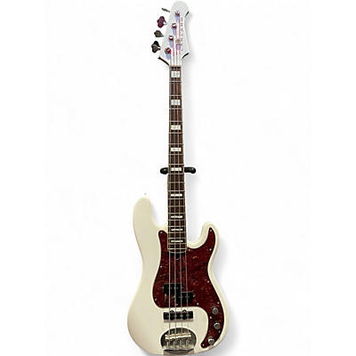 Used Lakland 44-64 White Electric Bass Guitar