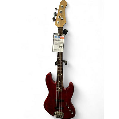 Used Lakland 44AJ RED Electric Bass Guitar