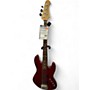 Used Lakland 44AJ RED Electric Bass Guitar RED
