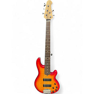 Lakland Used Lakland 55-01 Skyline Series 5 String 2 Color Sunburst Electric Bass Guitar