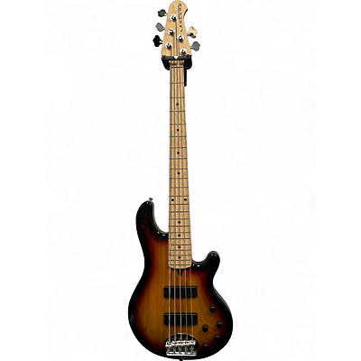 Used Lakland 55-01 Skyline Series Standard 5 String Tobacco Burst Electric Bass Guitar