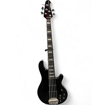 Used Lakland 55-02 Custom Skyline Series 5 String Black Sparkle Electric Bass Guitar