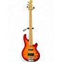 Used Lakland 55-02 Skyline Deluxe Series 5 String Cherry Burst Electric Bass Guitar Cherry Burst