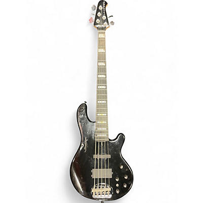 Used Lakland 55-02 Skyline Series 5 String Black Electric Bass Guitar