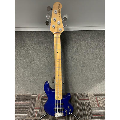 Lakland Used Lakland 55-02 Skyline Series 5 String Blue Electric Bass Guitar