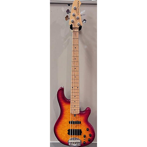 Lakland Used Lakland 55-02 Skyline Series 5 String Cherry Sunburst Electric Bass Guitar Cherry Sunburst