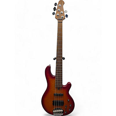 Lakland Used Lakland 55-02 Skyline Series 5 String Cherry Sunburst Electric Bass Guitar