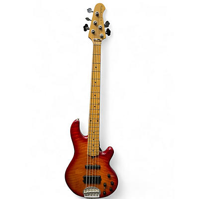 Used Lakland 55-02 Skyline Series 5 String Honey Burst Electric Bass Guitar