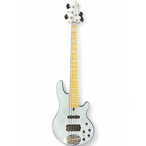 Used Lakland 55-02 Skyline Series 5 String Ice Blue Metallic Electric Bass Guitar Ice Blue Metallic