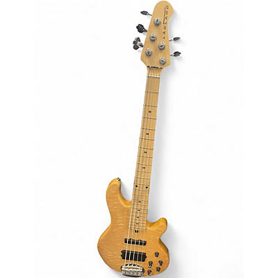 Used Lakland 55-02 Skyline Series 5 String Natural Electric Bass Guitar