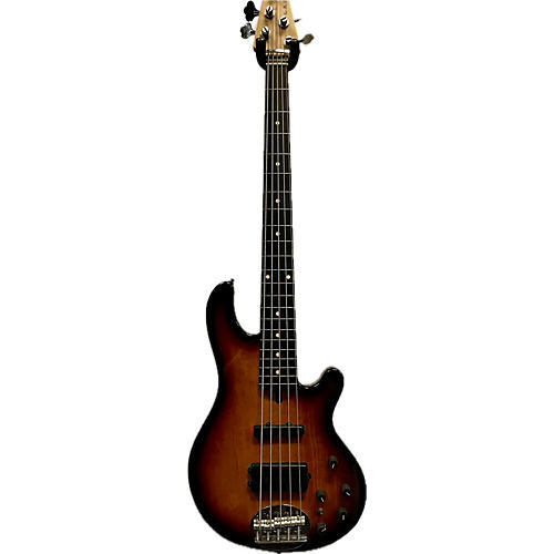 Lakland Used Lakland 55-02 Skyline Series 5 String Tobacco Burst Electric Bass Guitar Tobacco Burst