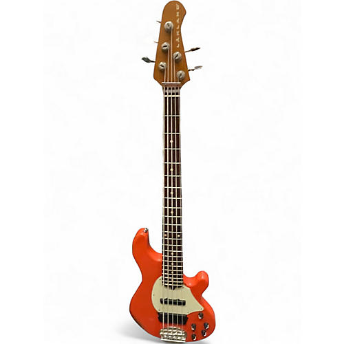 Used Lakland 55-14 FIESTA RED RELIC Electric Bass Guitar FIESTA RED RELIC