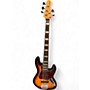 Used Lakland 55-60 Skyline Custom 5 String 3 Color Sunburst Electric Bass Guitar 3 Color Sunburst