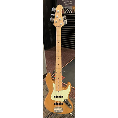 Lakland Used Lakland 55-60 Skyline Custom 5 String Natural Electric Bass Guitar