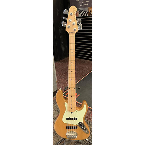 Lakland Used Lakland 55-60 Skyline Custom 5 String Natural Electric Bass Guitar Natural